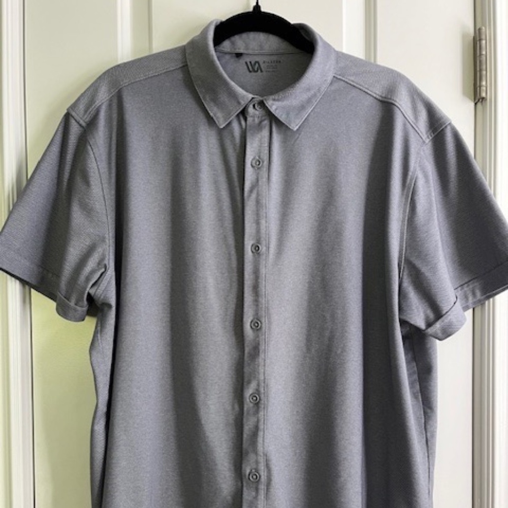 VRST Men's Short Sleeve Button Up Shirt